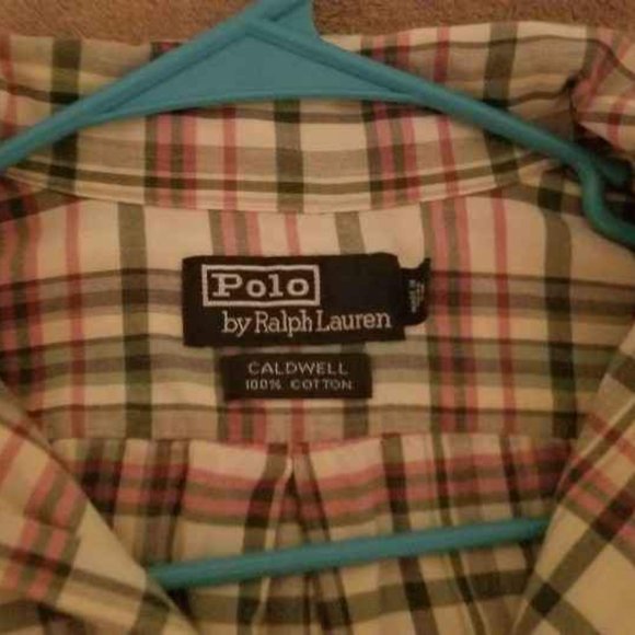 Polo Ralph Lauren S/S Plaid Shirt ("Caldwell") (M - buttoned) - Picture 5 of 5